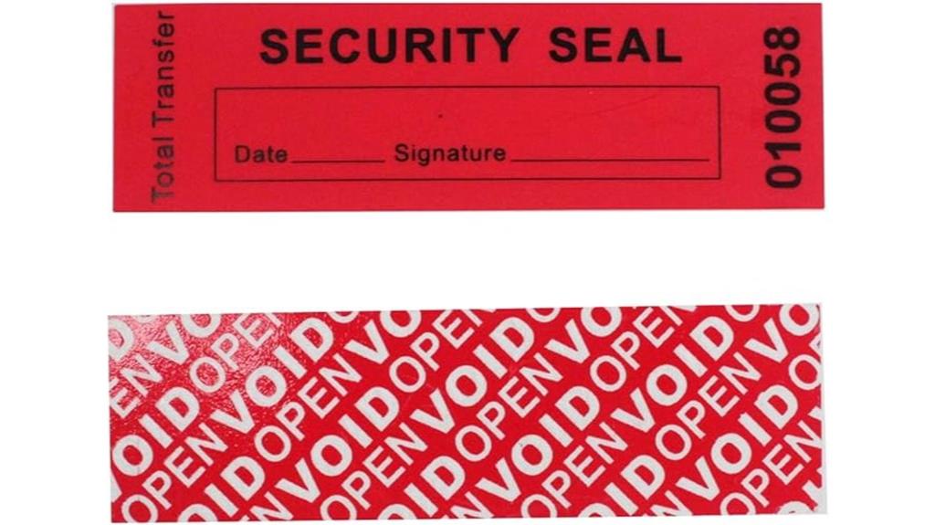 100 serial number stickers