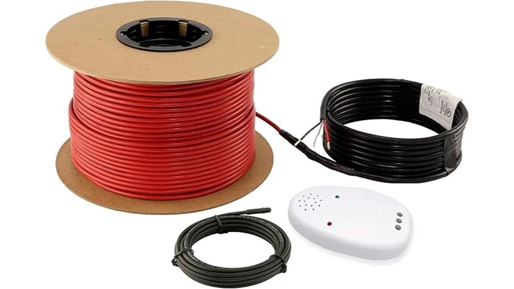 10 sqft radiant floor heating