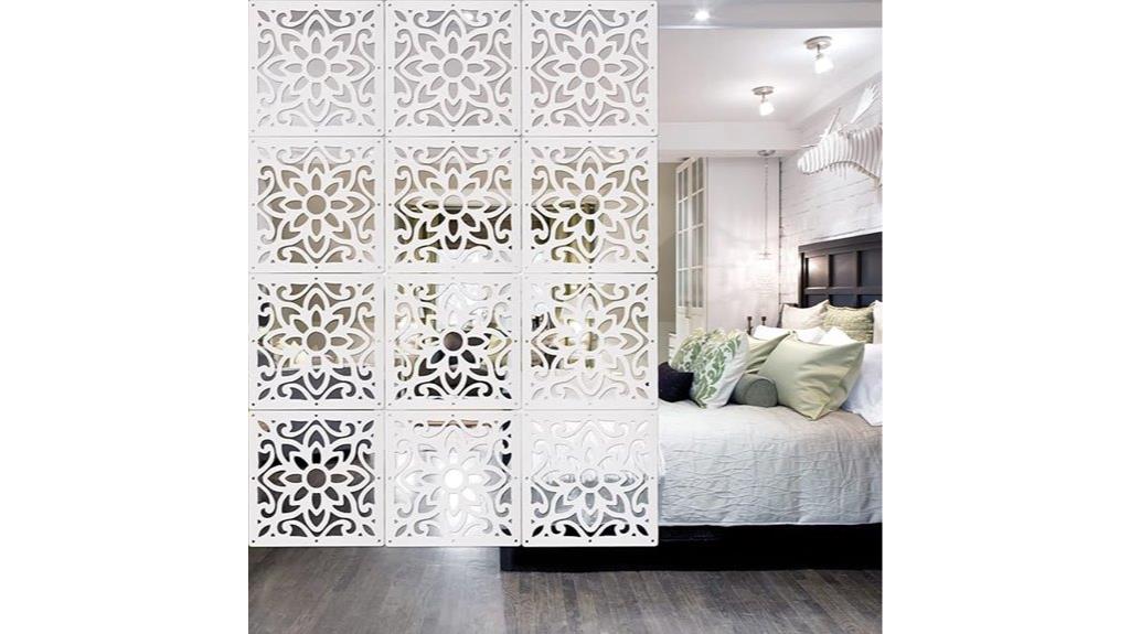12 piece hanging wall screens