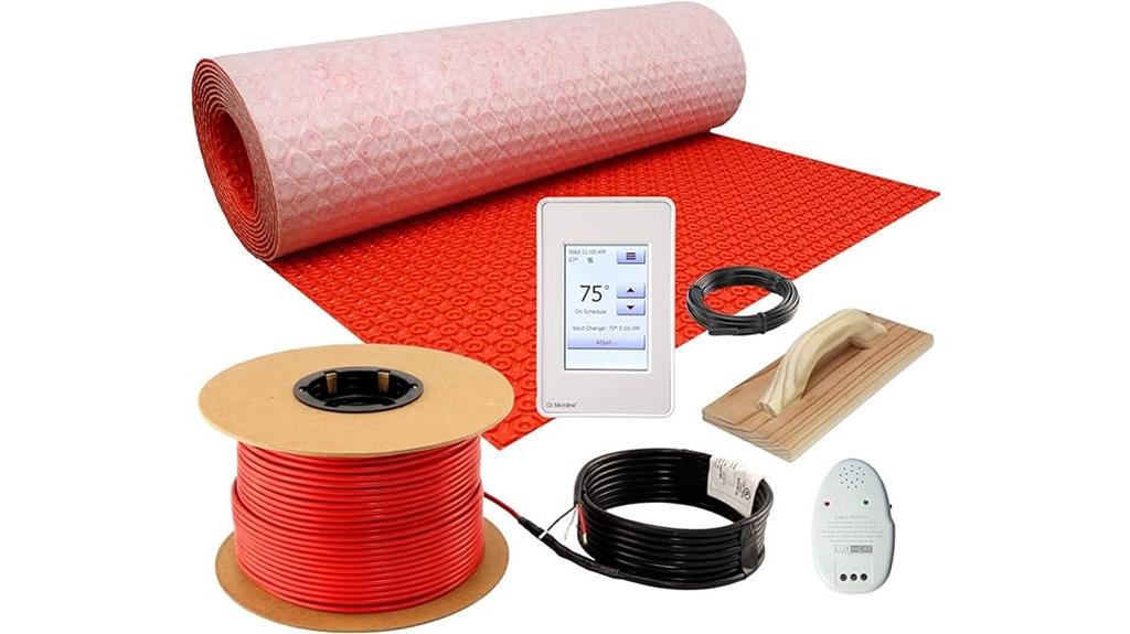 15 sqft electric heating kit