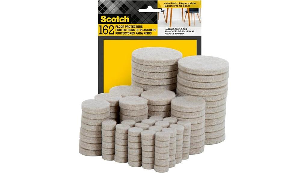 162 beige scotch felt pads