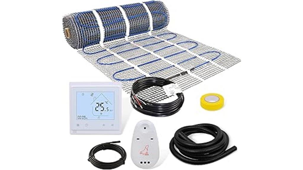 20 sq ft radiant heating kit
