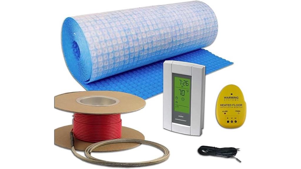 240 square foot heating system