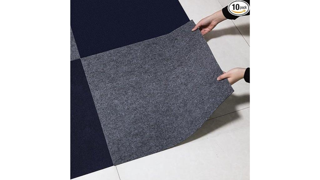24 inch non slip carpet tiles