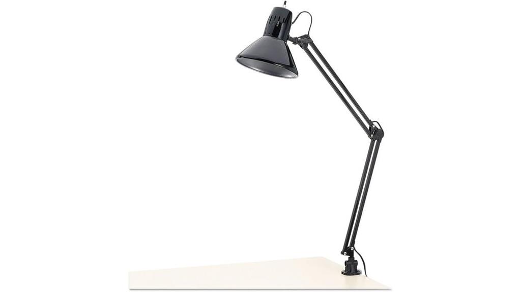 adjustable clamp on architect lamp