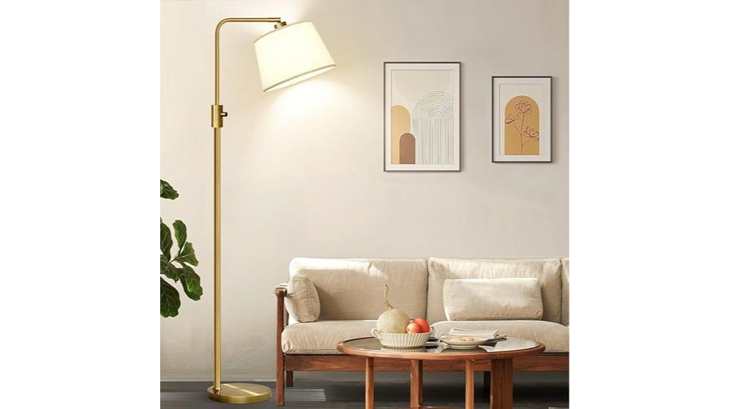 adjustable edison bulb floor lamp