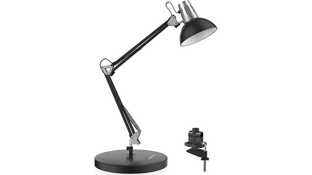 adjustable metal desk lamp