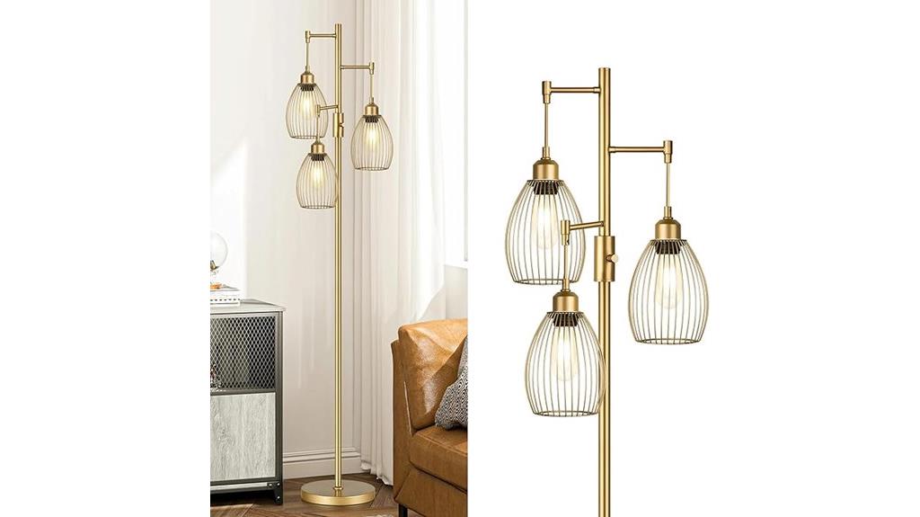 adjustable teardrop cage lamps