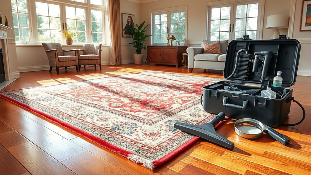 annual rug maintenance checklist