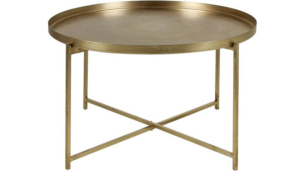 antique brass coffee table