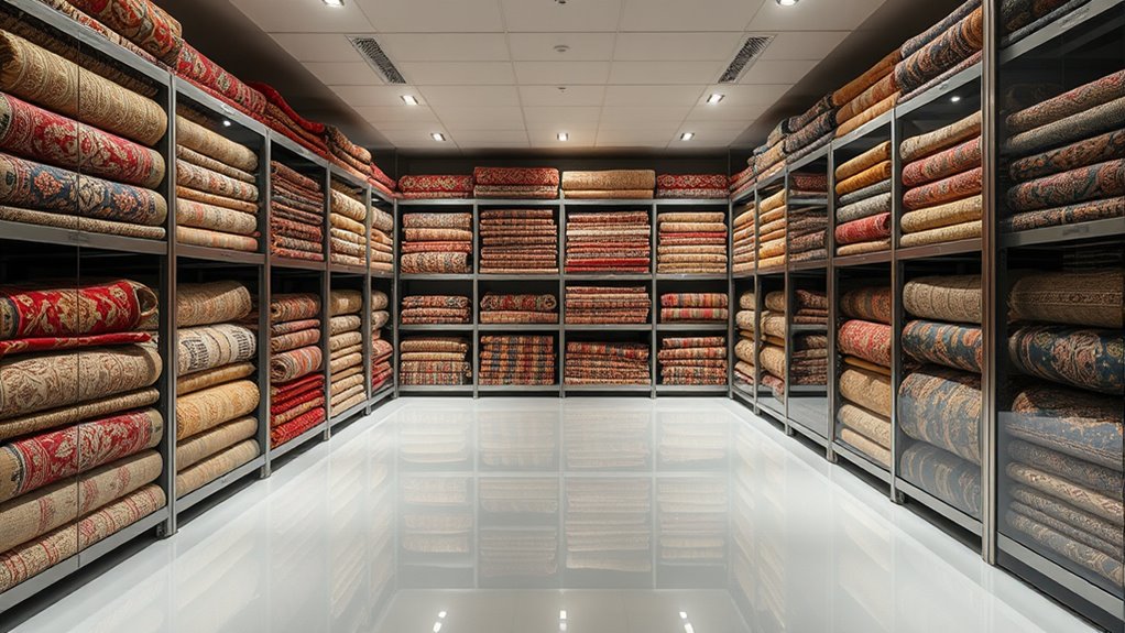 antique carpet climate storage