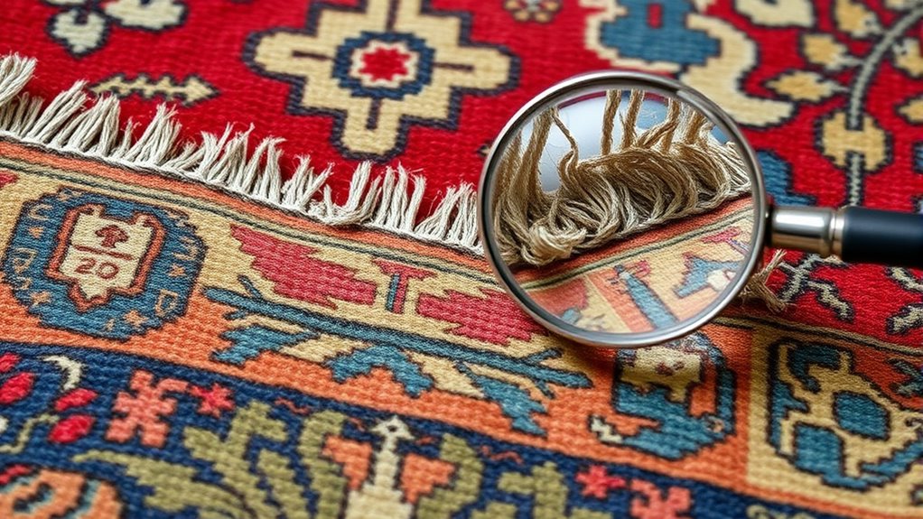 antique rug condition checklist