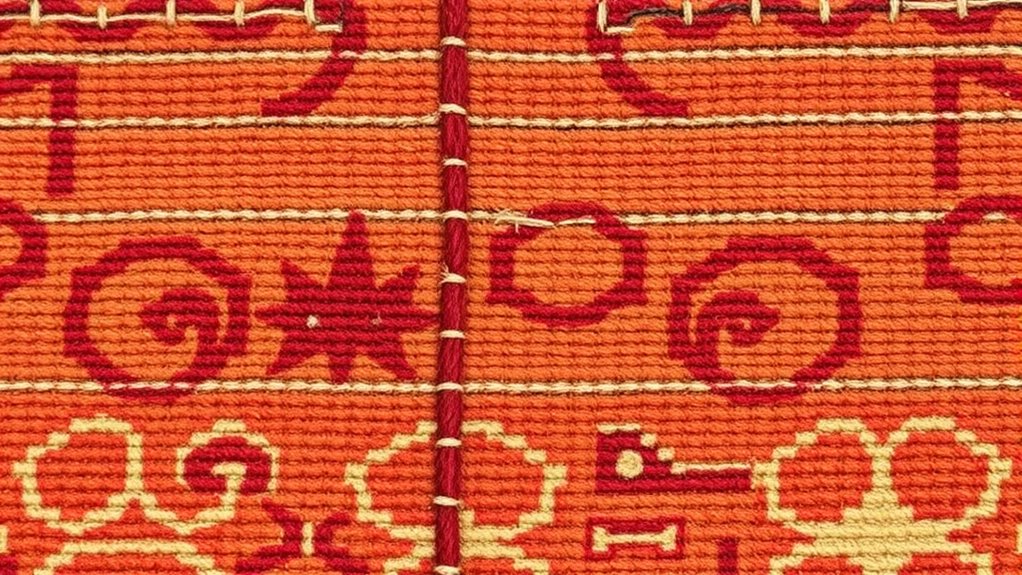 antique textile damage identification