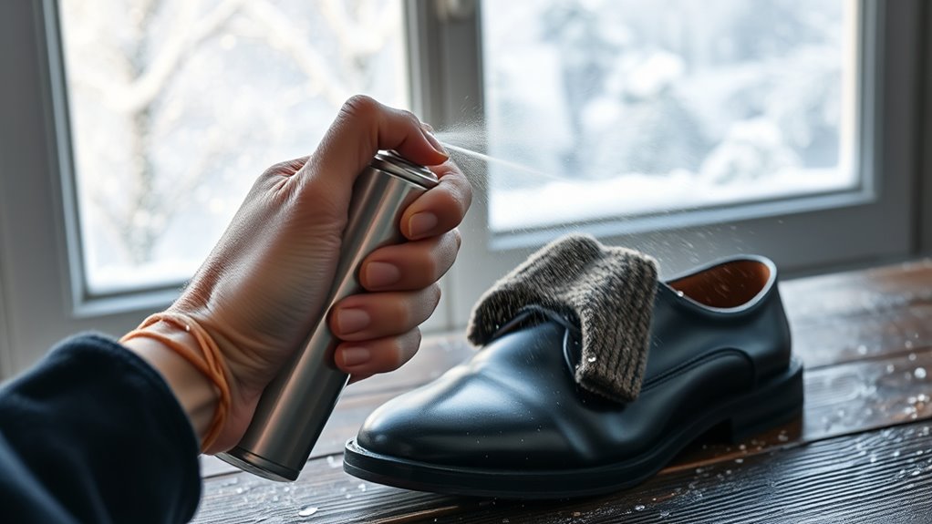 apply spray evenly carefully