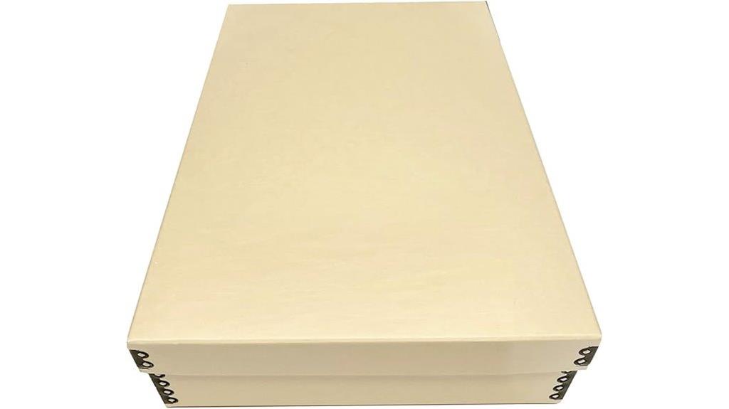 archival storage box dimensions