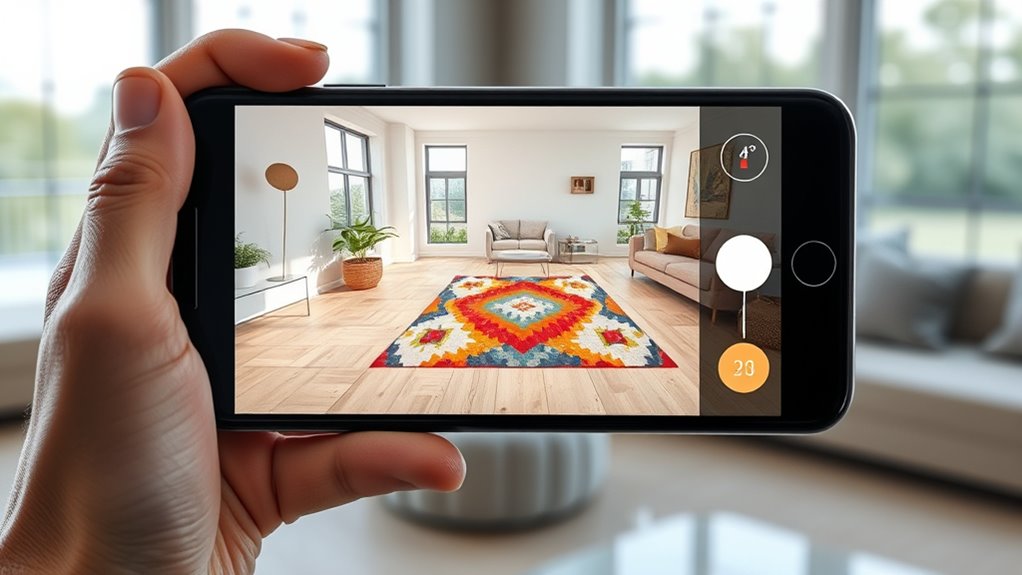 augmented reality rug visualization