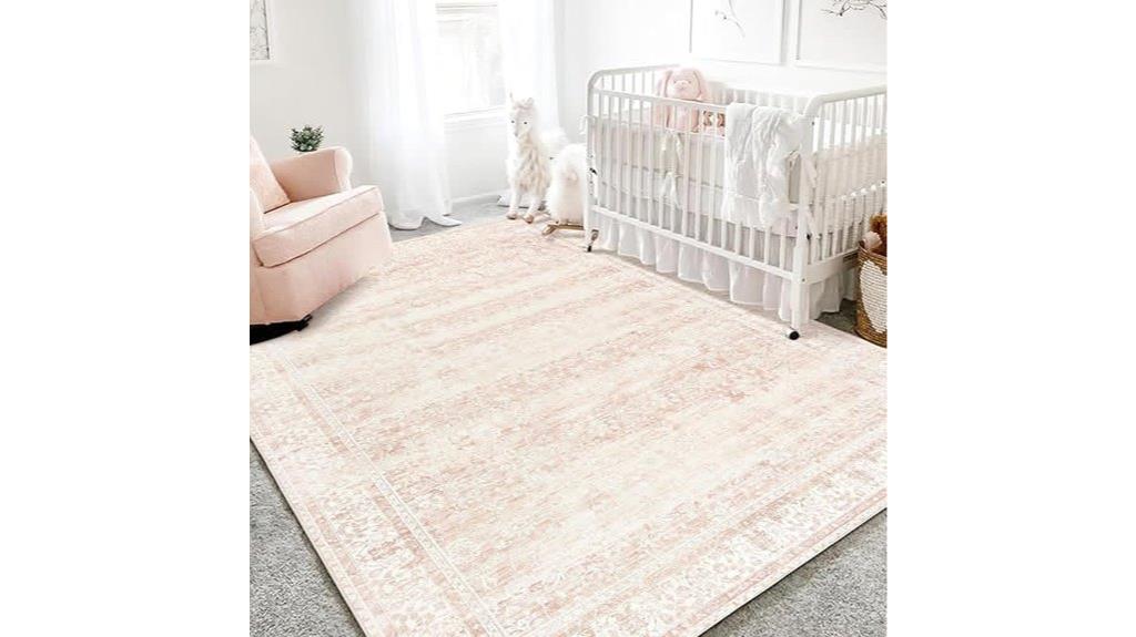 baby girl faux wool rug