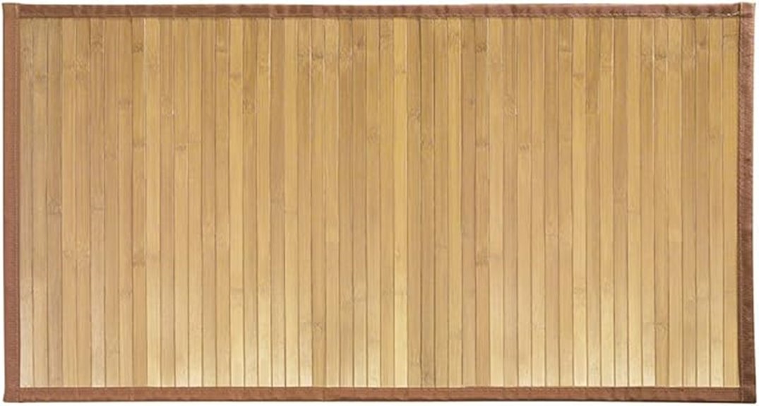 bamboo mat rug runner