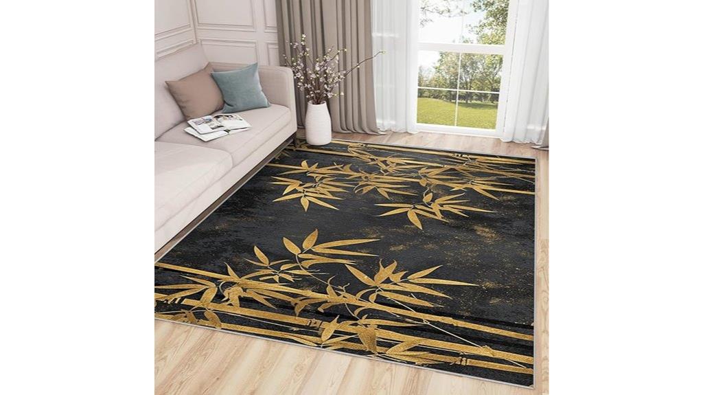 bamboo rug 4x6 size