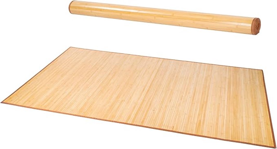 bamboo rug 5x8 floor