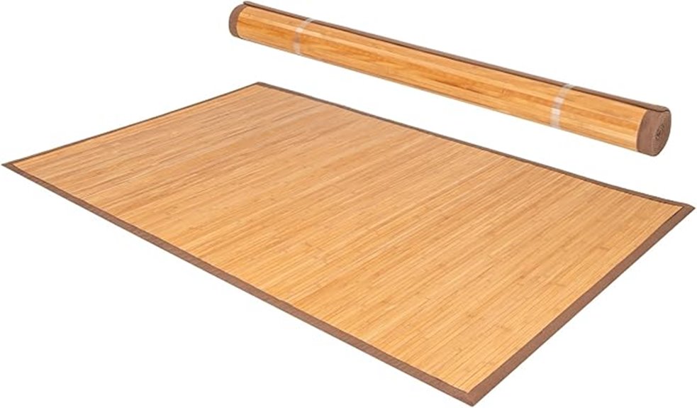 bamboo rug with non slip