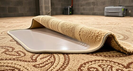 basement rug moisture protection