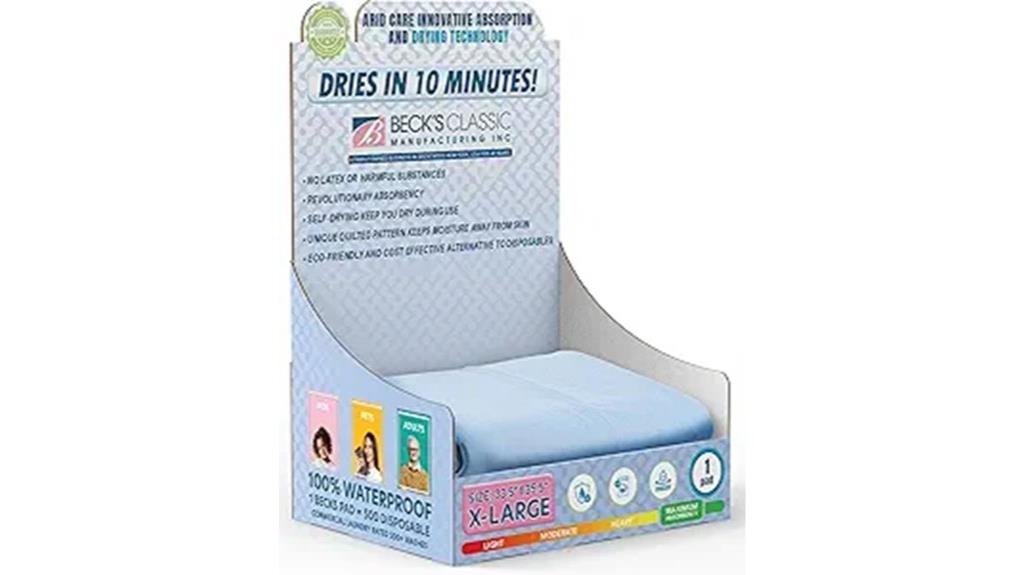 becks washable underpads