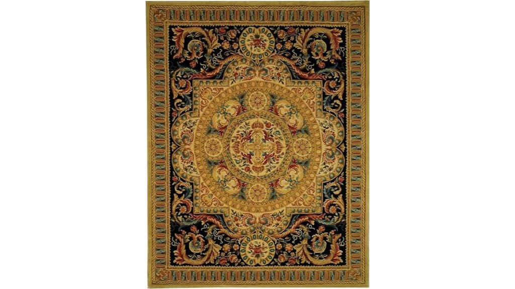 beige black 10x14 rug