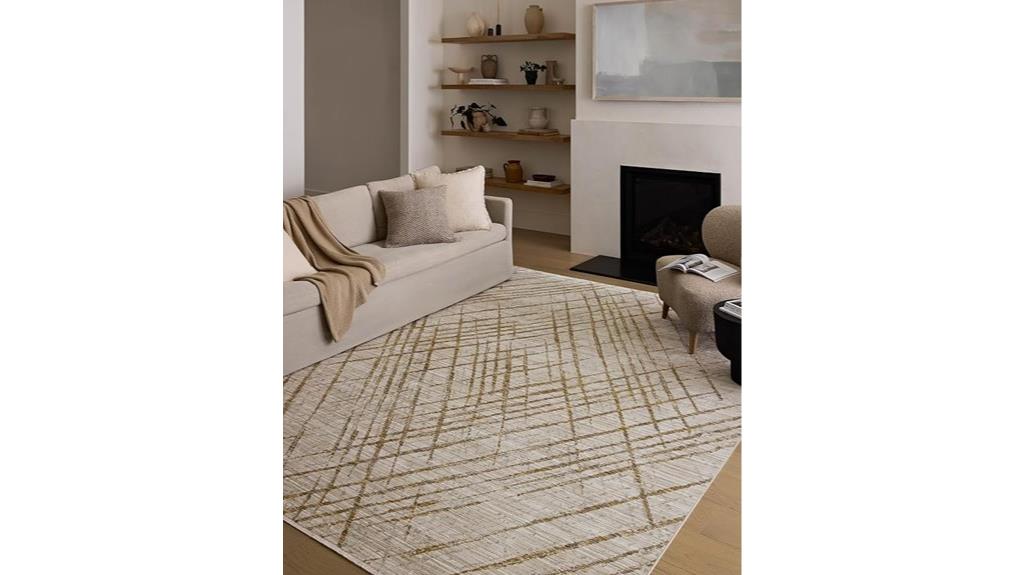 beige gold area rug