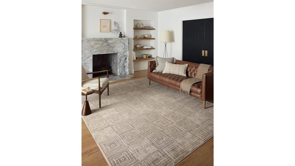 beige grey area rug