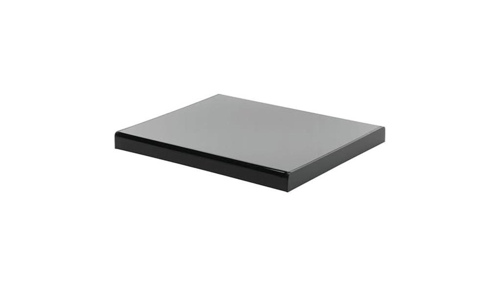 black acrylic display riser