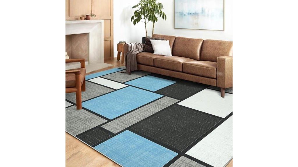 blue 8x10 fluffy rug