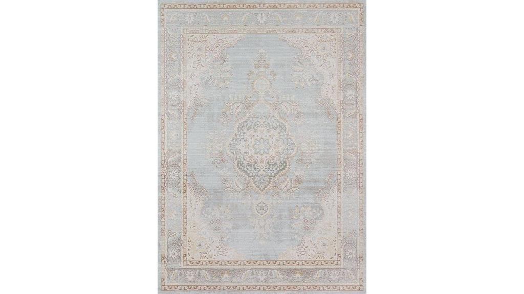 blue isabella rug 53x73