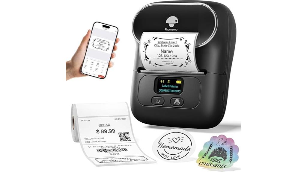 bluetooth thermal label printer