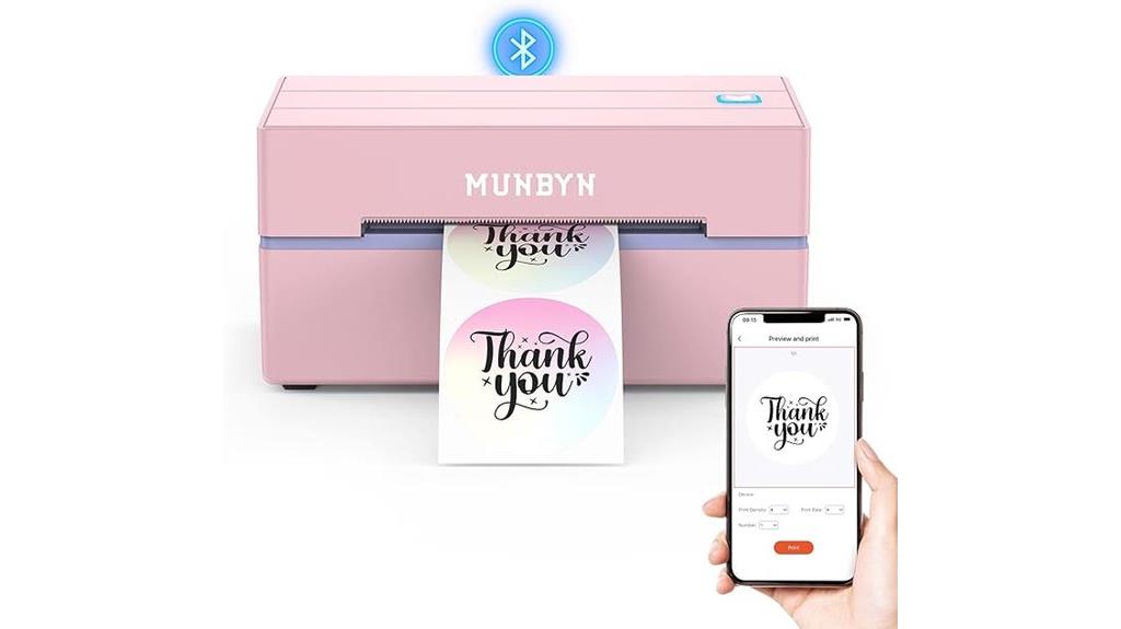 bluetooth thermal label printer