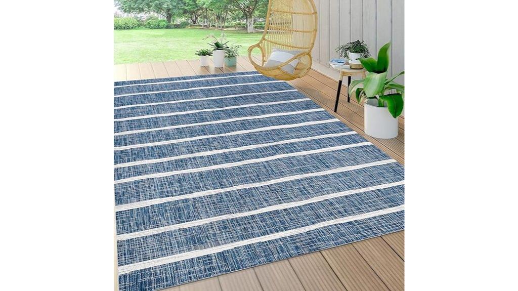 bohemian blue indoor rug