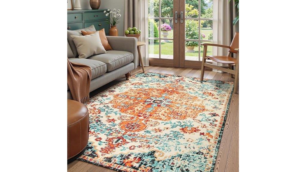 bohemian floral medallion