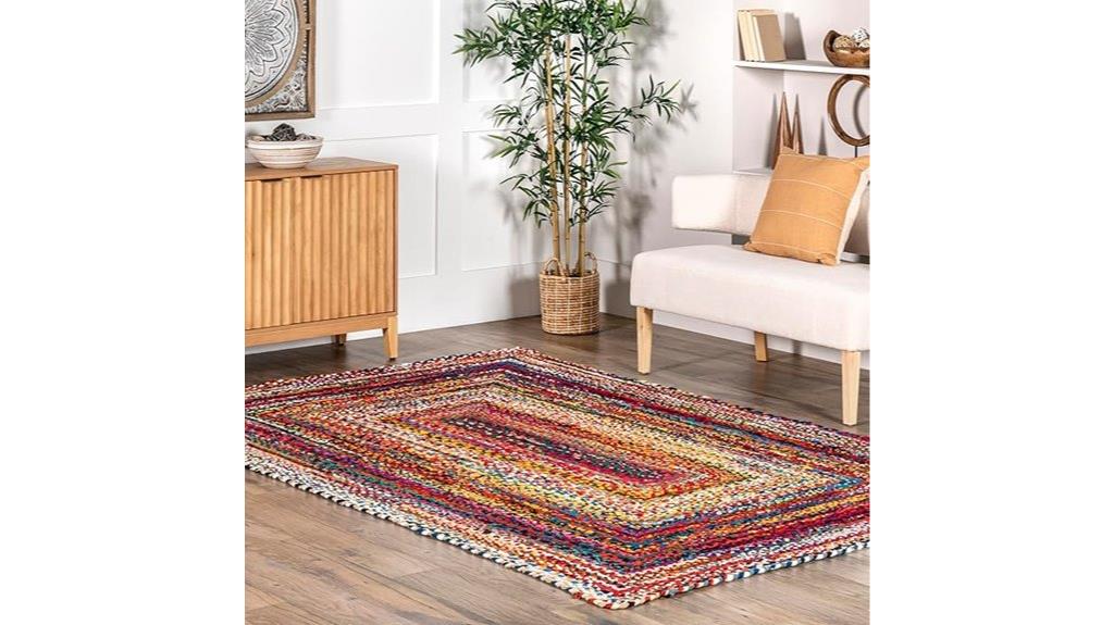 bohemian multi color rug