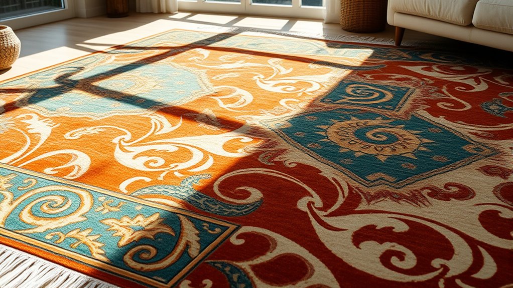 bohemian silk rug collection
