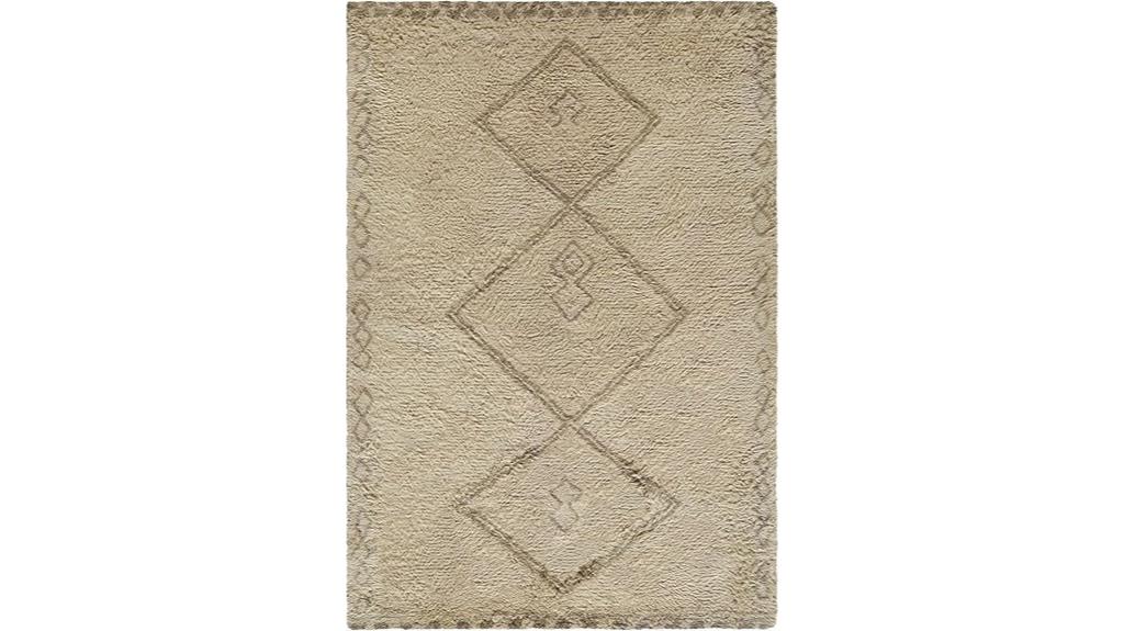 boho hand tufted rug
