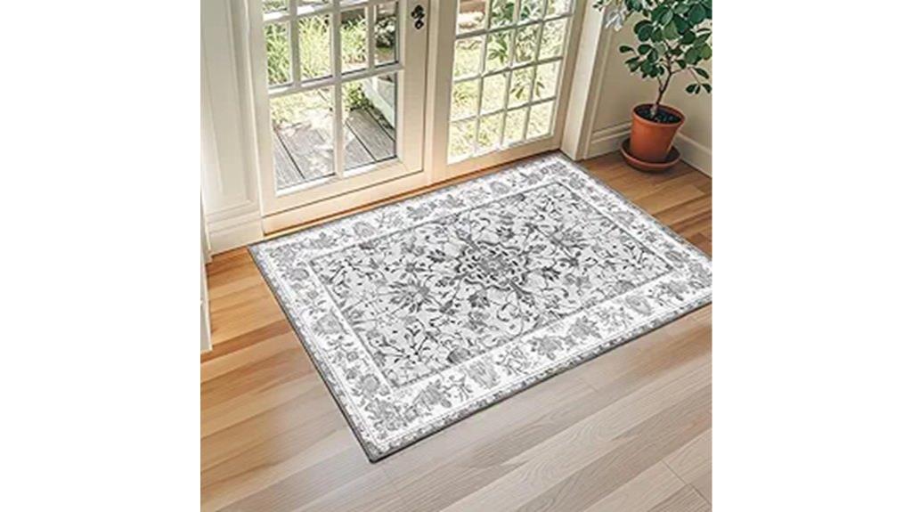 boho vintage small rug