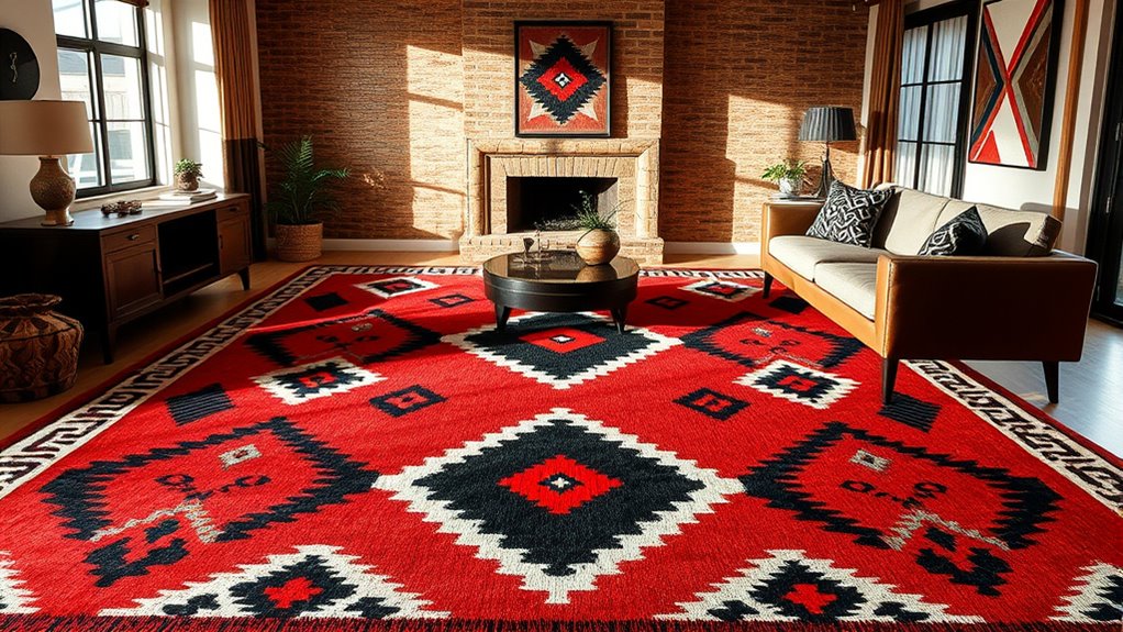 bold tribal pattern rugs