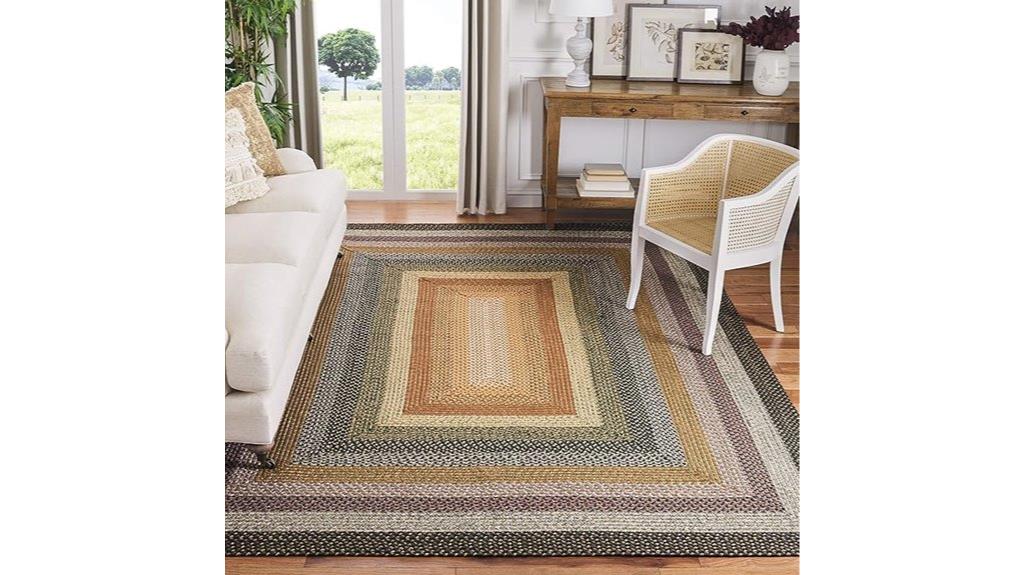 braided 9x12 rug