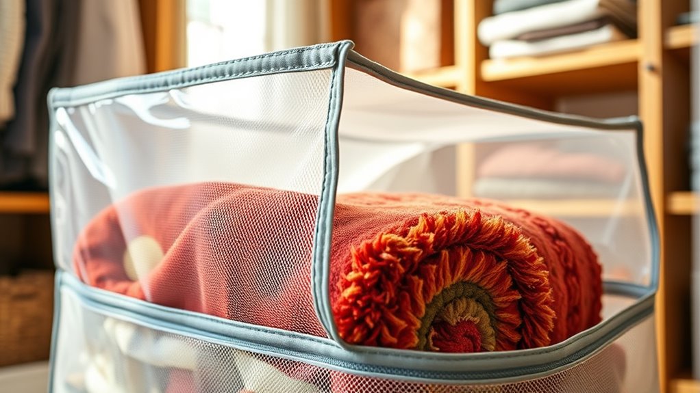breathable bags for rugs
