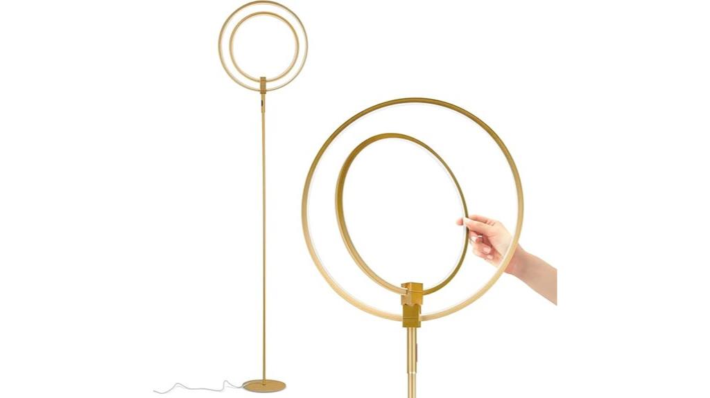 bright modern led floor lamp