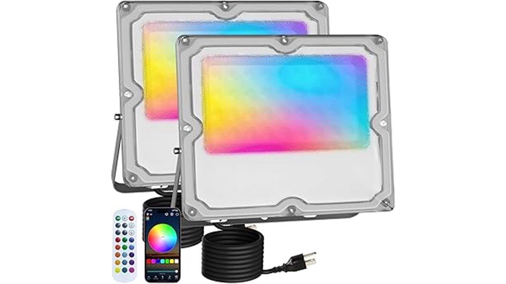 bright rgb flood lights