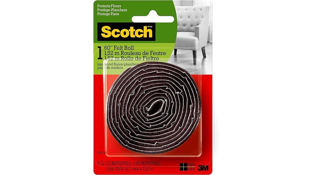 brown scotch felt pad