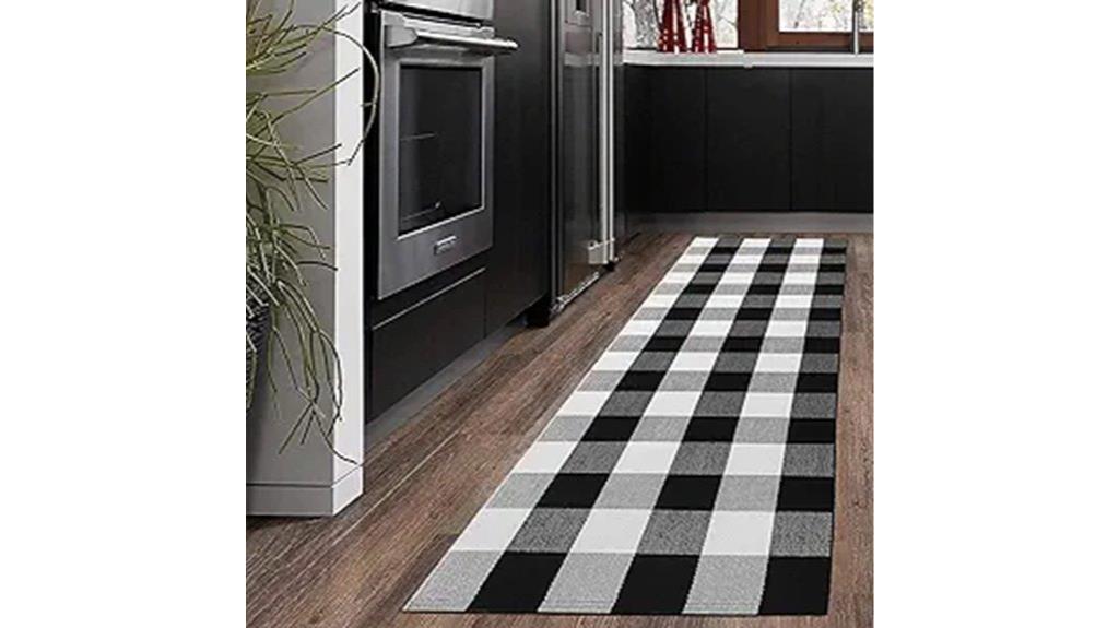 buffalo check runner rug