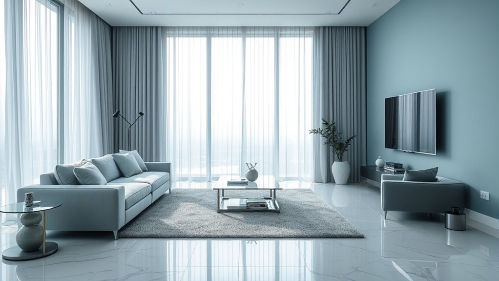 calming cool color palette
