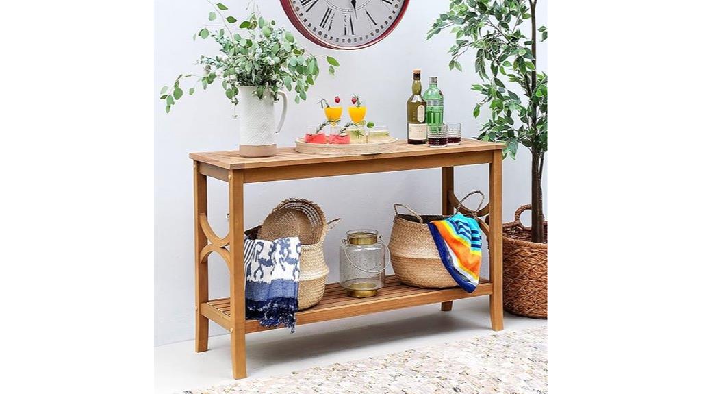 cambridge outdoor console table